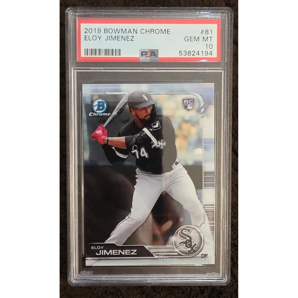 Bowman Chrome Eloy Jimenez Rookie Card PSA 10 Multi Excellent #81
